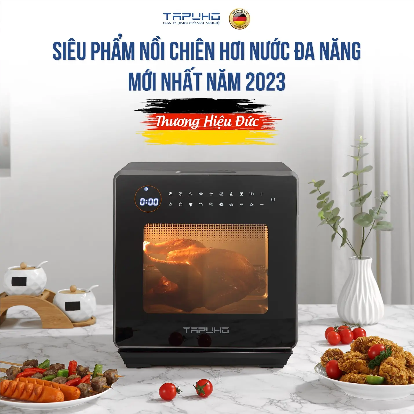 Nồi chiên hơi nước thương hiệu Đức